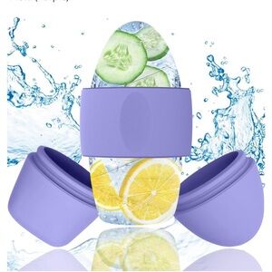 Ice Roller for face and eyes Silicone Ice Mold Purple NWT